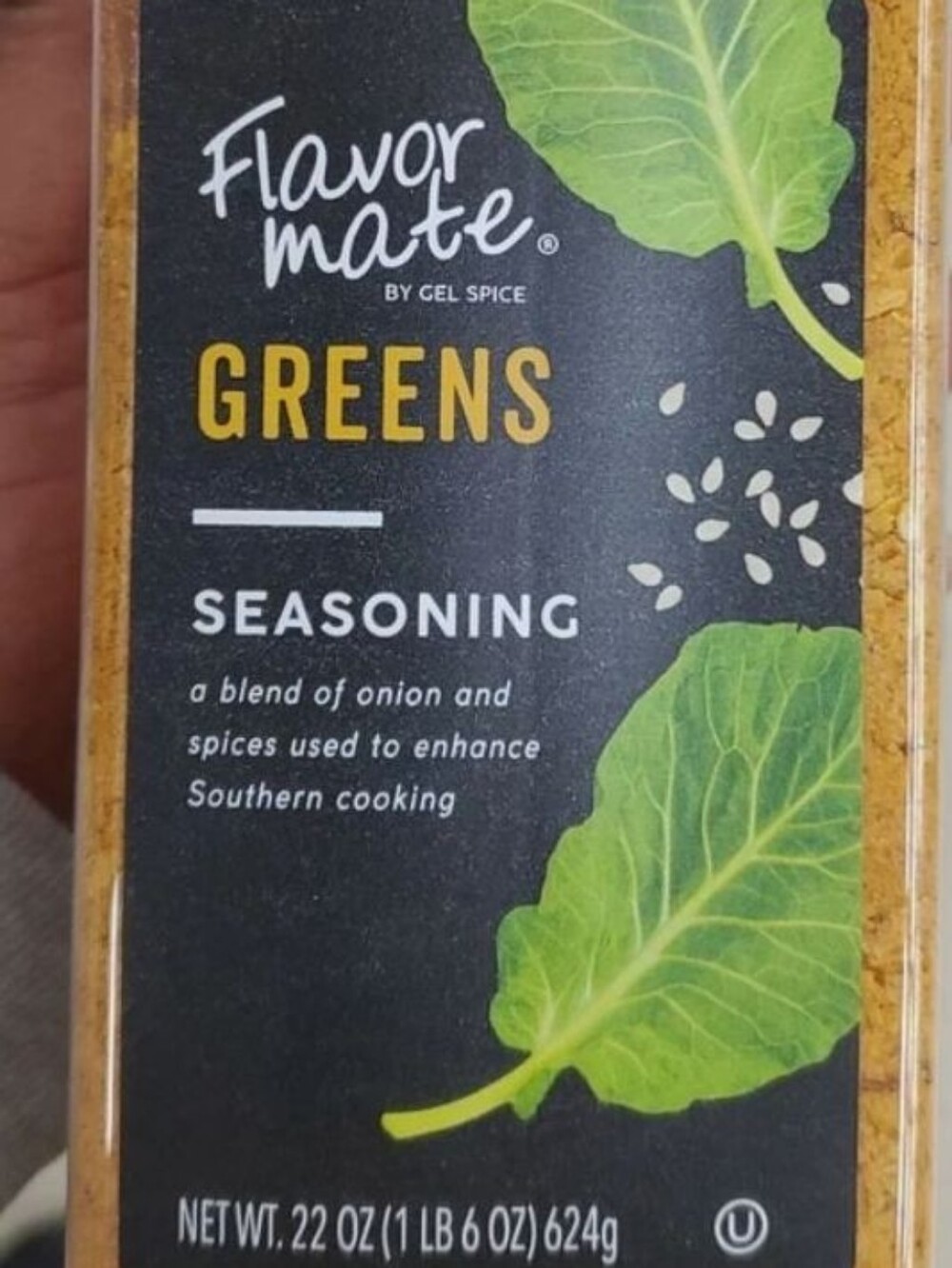 Flavor Mate Greens Seasoning 1 Big Jar